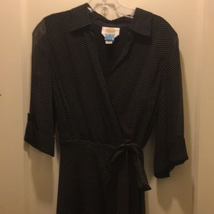 Gorgeous floaty silk Talbots cocktail length dress